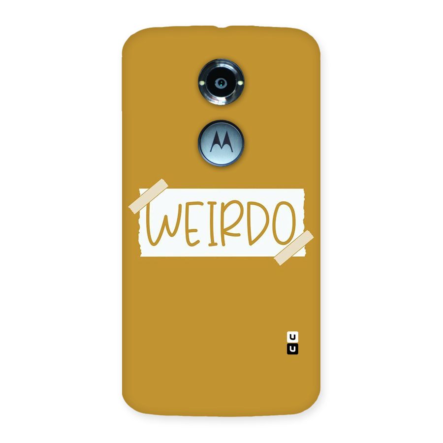 Simple Weirdo Back Case for Moto X 2nd Gen
