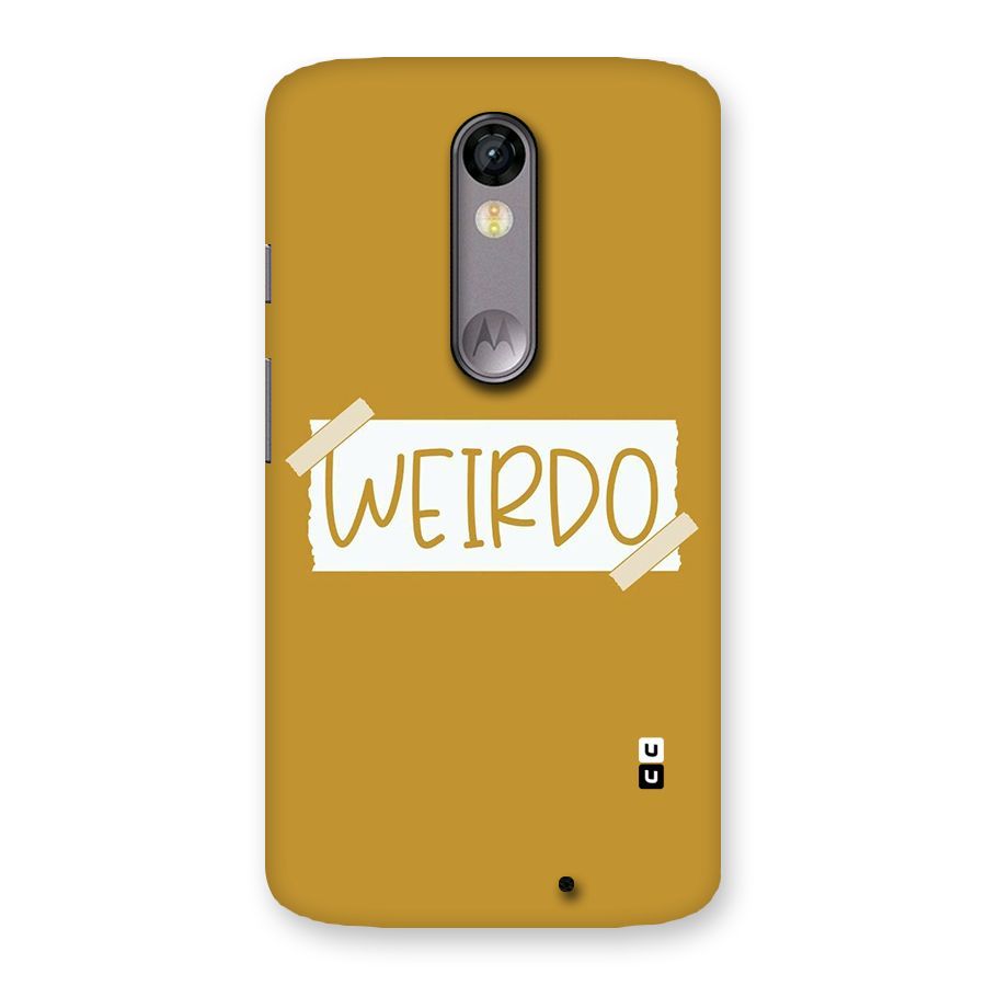 Simple Weirdo Back Case for Moto X Force