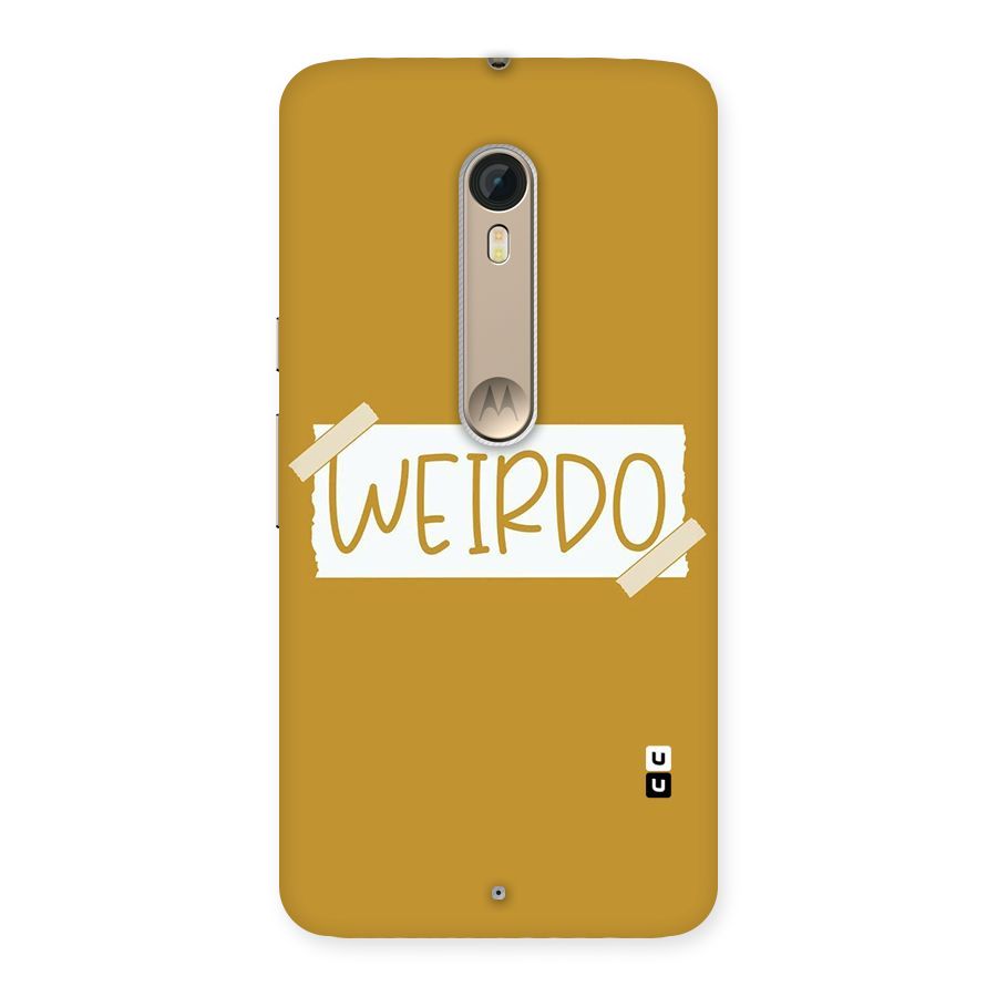 Simple Weirdo Back Case for Motorola Moto X Style