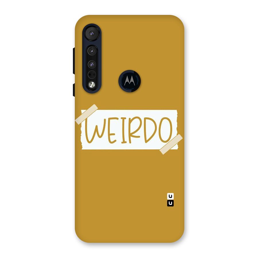 Simple Weirdo Back Case for Motorola One Macro