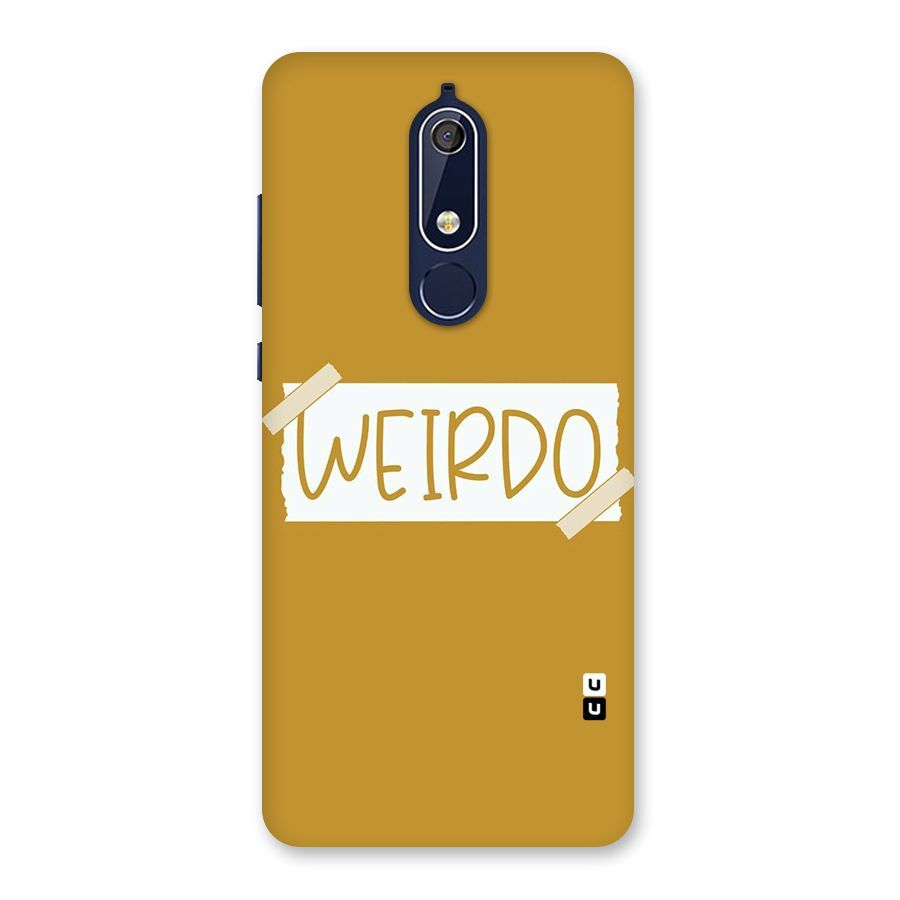 Simple Weirdo Back Case for Nokia 5.1
