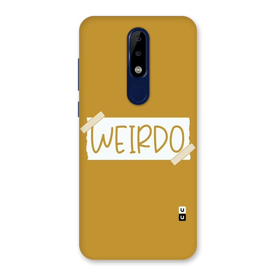 Simple Weirdo Back Case for Nokia 5.1 Plus