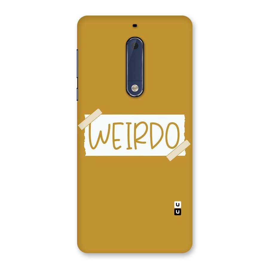 Simple Weirdo Back Case for Nokia 5