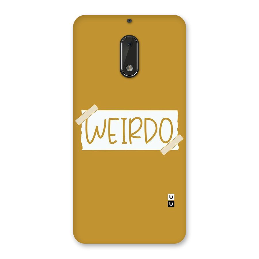Simple Weirdo Back Case for Nokia 6