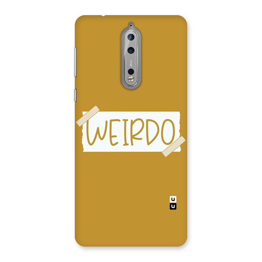 Simple Weirdo Back Case for Nokia 8