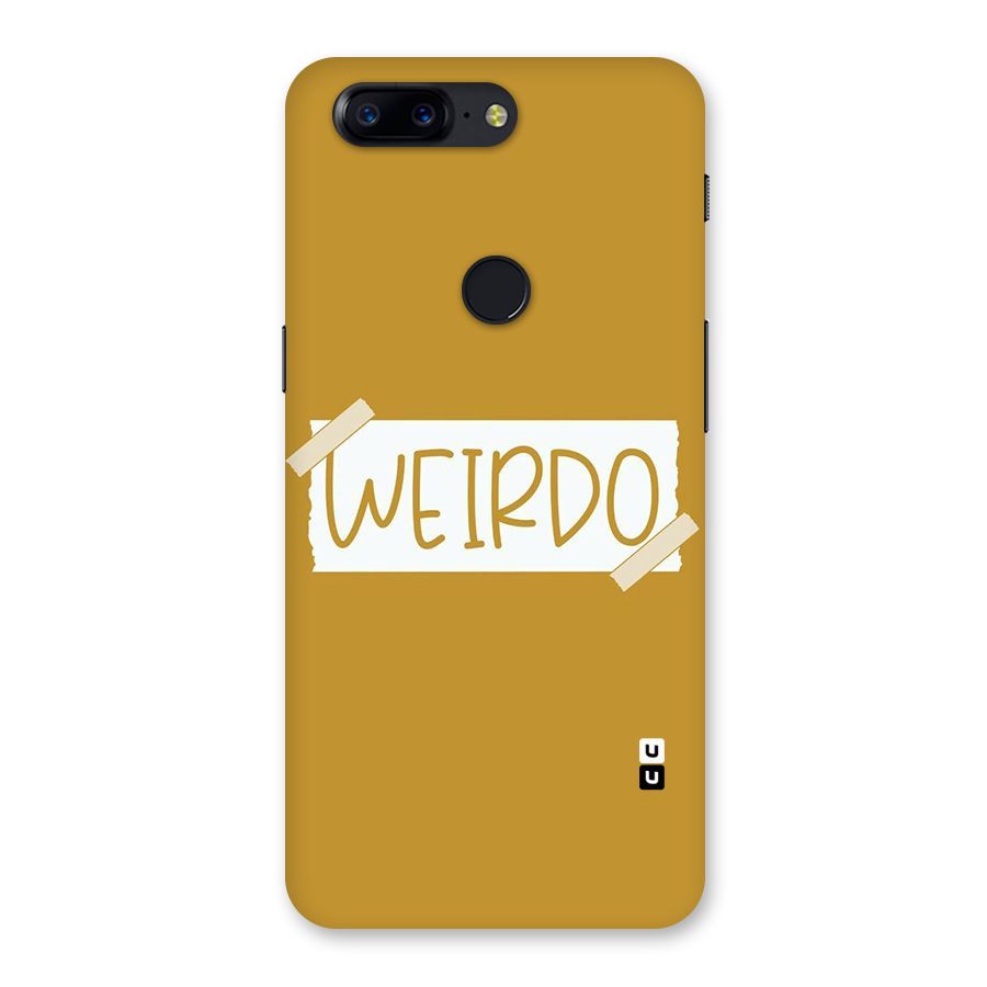 Simple Weirdo Back Case for OnePlus 5T