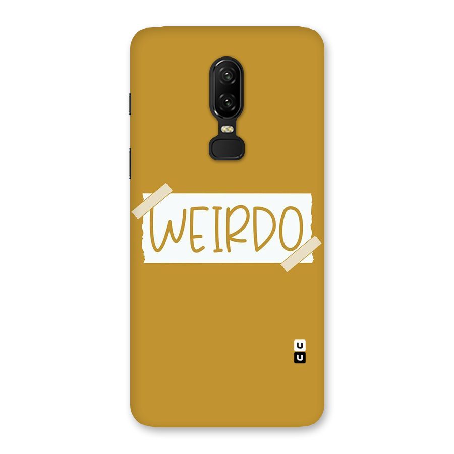 Simple Weirdo Back Case for OnePlus 6