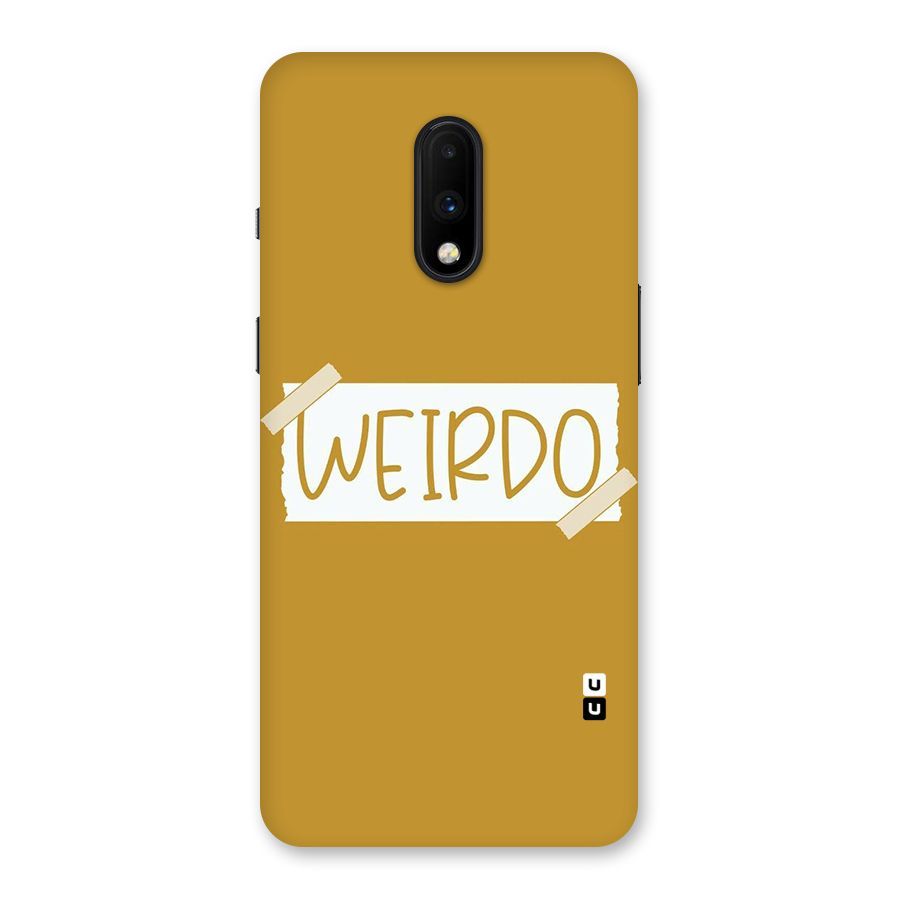 Simple Weirdo Back Case for OnePlus 7