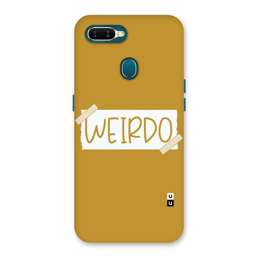Simple Weirdo Back Case for Oppo A12s