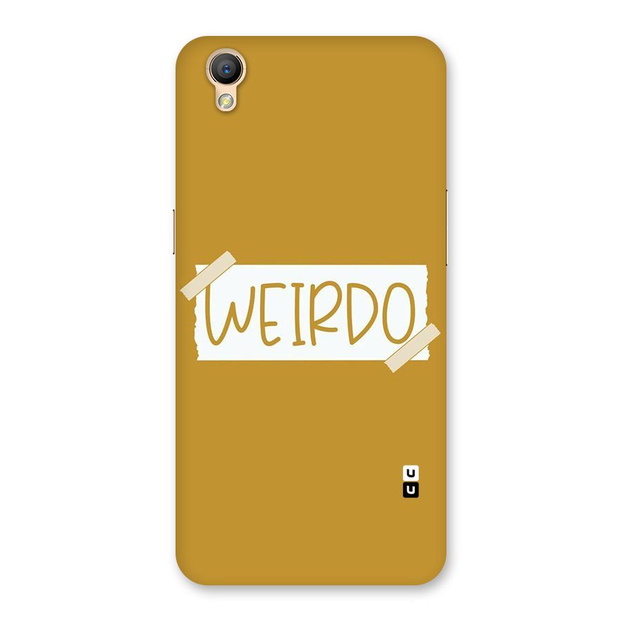 Simple Weirdo Back Case for Oppo A37