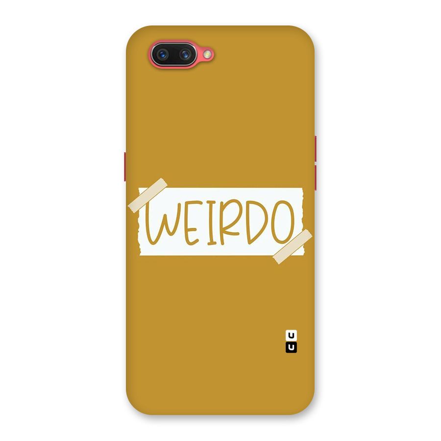 Simple Weirdo Back Case for Oppo A3s