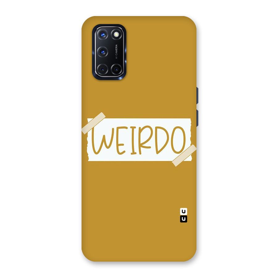 Simple Weirdo Back Case for Oppo A52