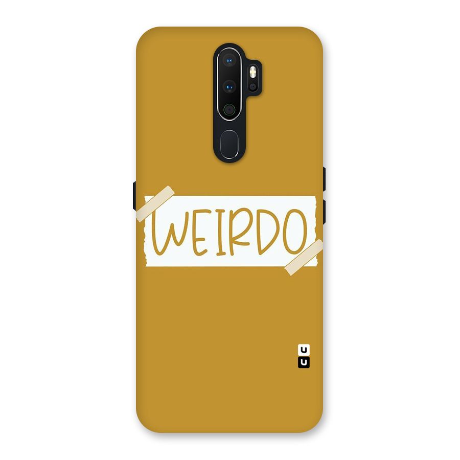 Simple Weirdo Back Case for Oppo A5 (2020)
