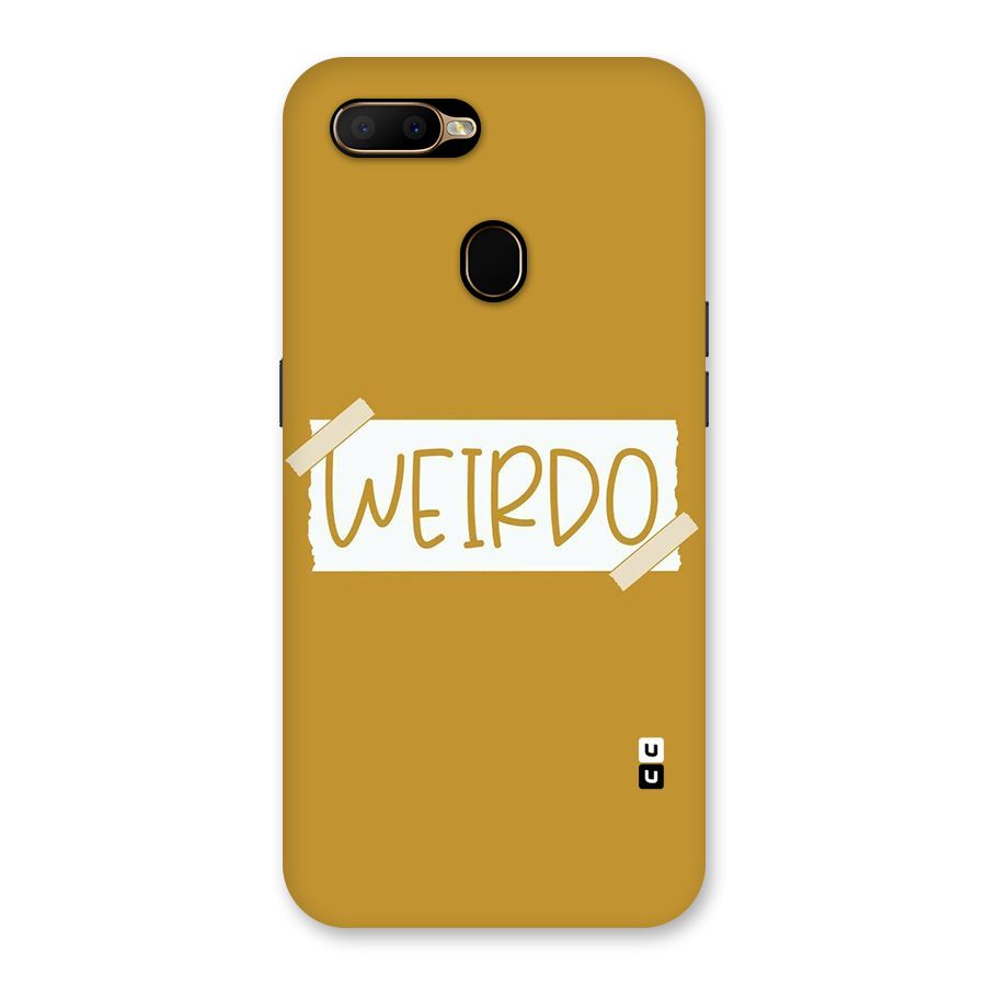 Simple Weirdo Back Case for Oppo A5s