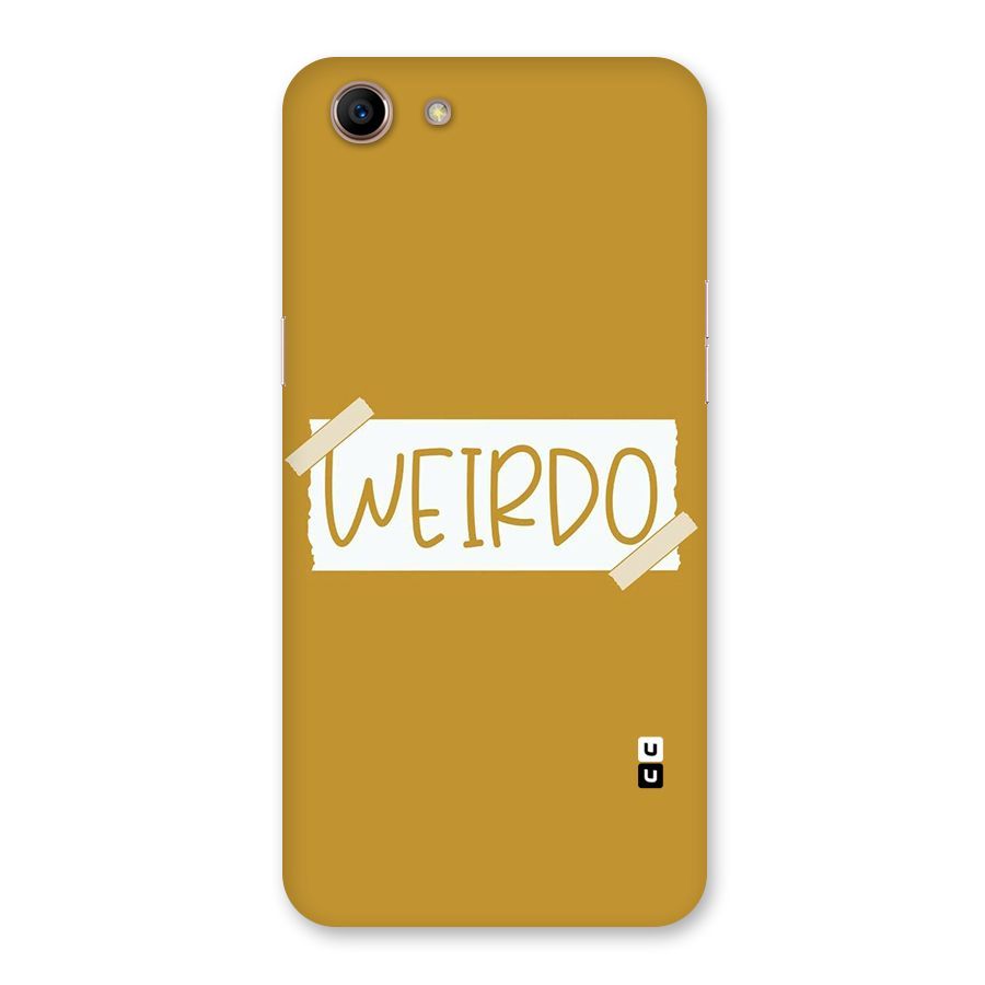 Simple Weirdo Back Case for Oppo A83 (2018)