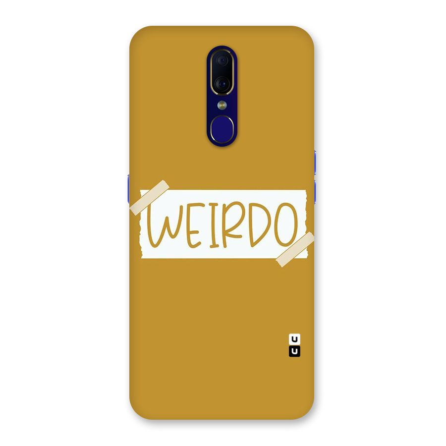 Simple Weirdo Back Case for Oppo A9