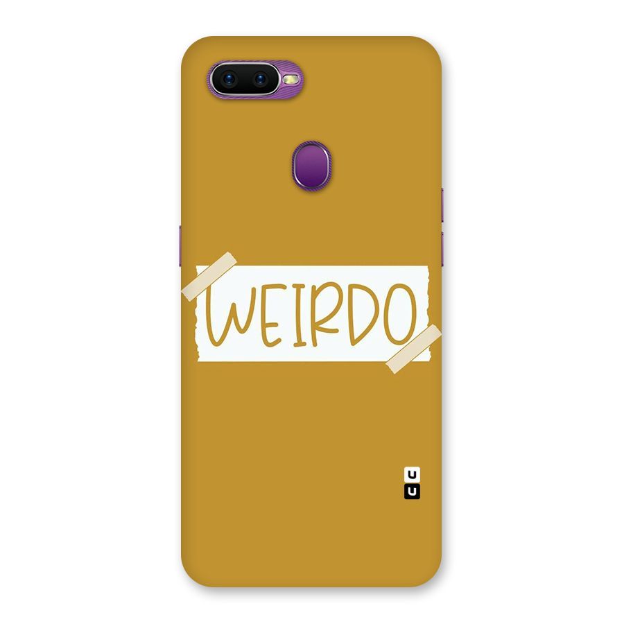 Simple Weirdo Back Case for Oppo F9