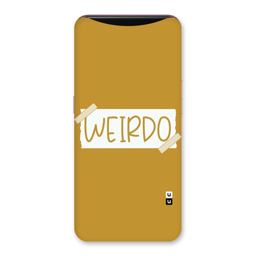 Simple Weirdo Back Case for Oppo Find X