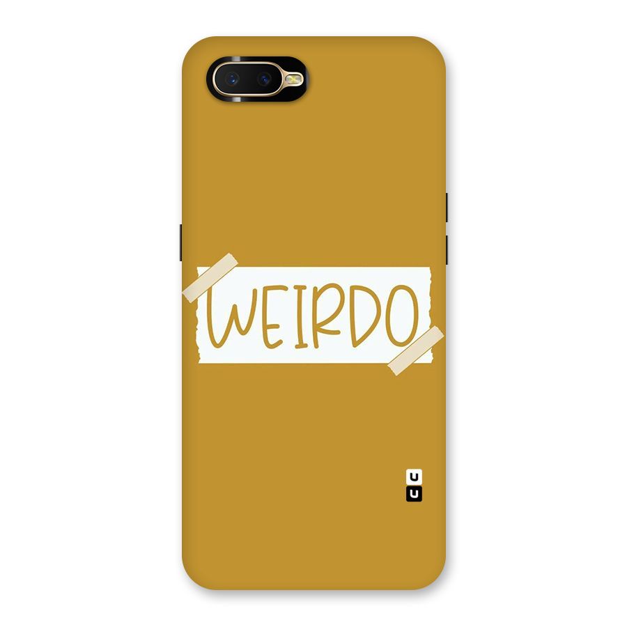Simple Weirdo Back Case for Oppo K1