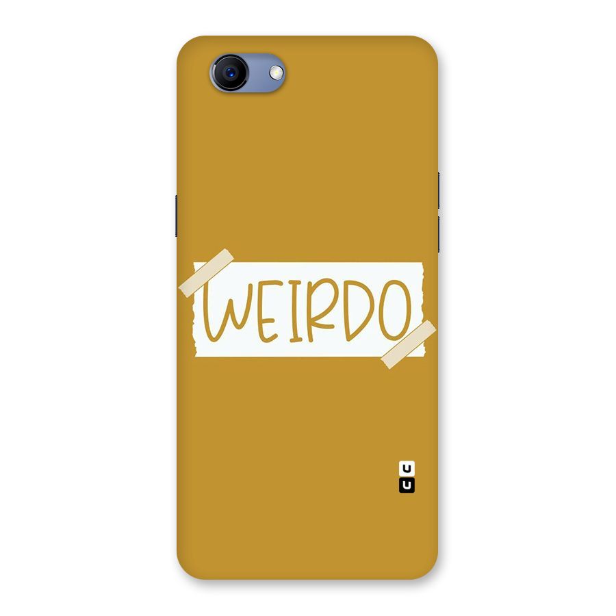 Simple Weirdo Back Case for Oppo Realme 1