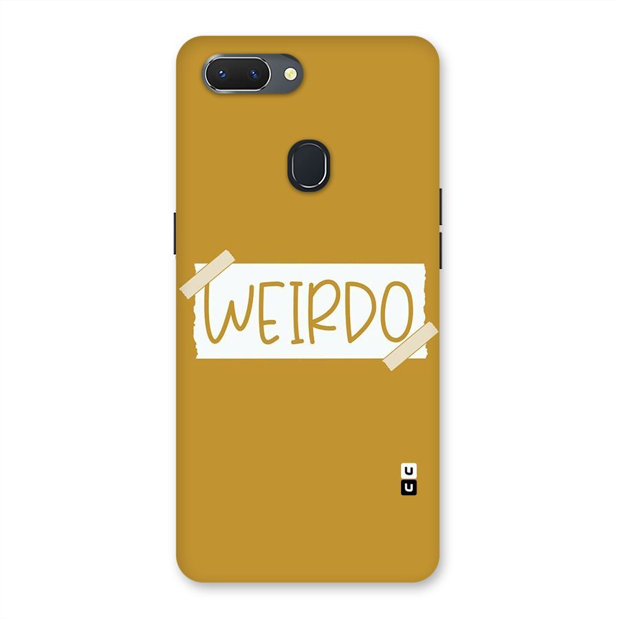 Simple Weirdo Back Case for Oppo Realme 2
