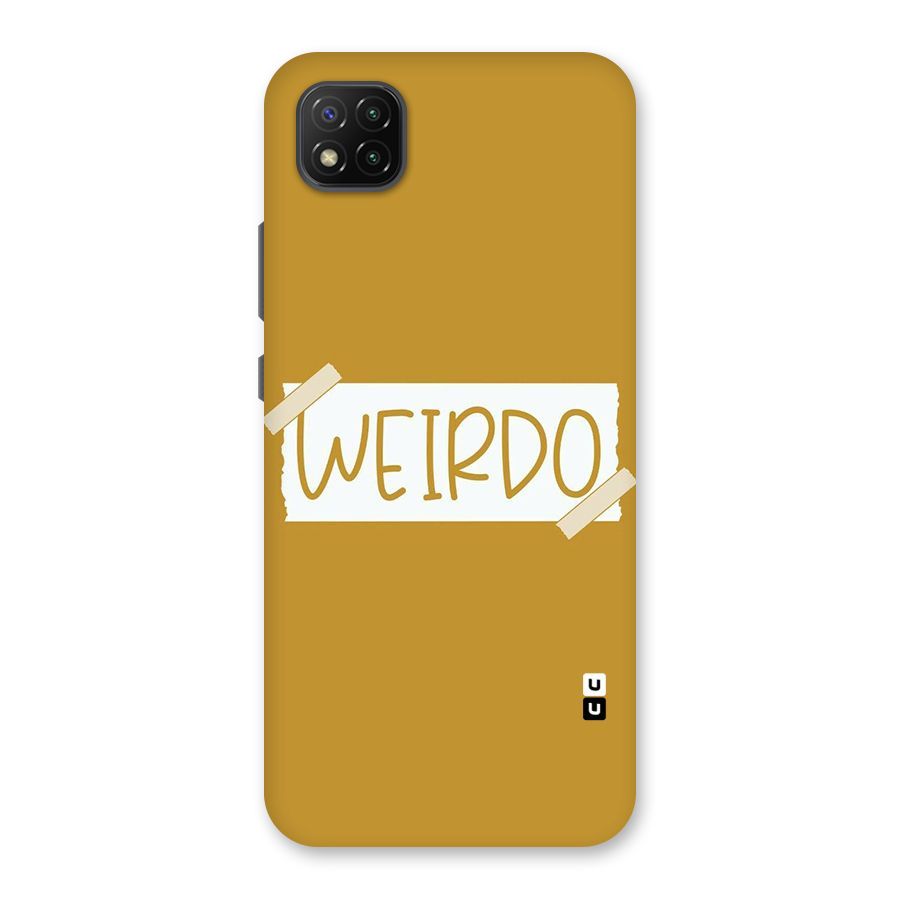 Simple Weirdo Back Case for Poco C3