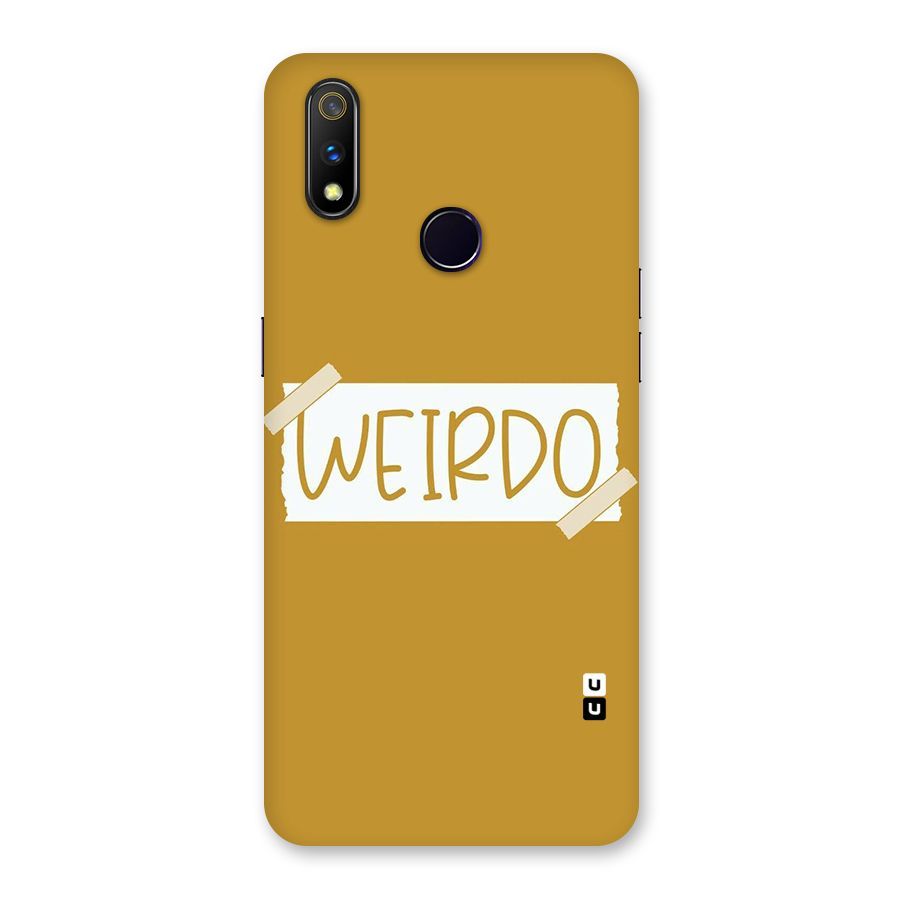 Simple Weirdo Back Case for Realme 3 Pro
