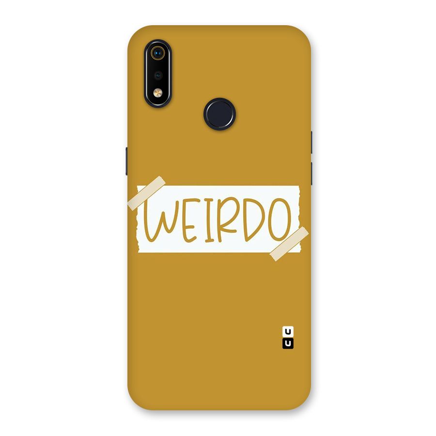 Simple Weirdo Back Case for Realme 3i