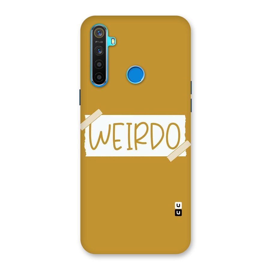 Simple Weirdo Back Case for Realme 5s