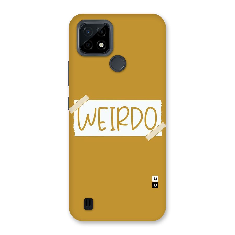 Simple Weirdo Back Case for Realme C21