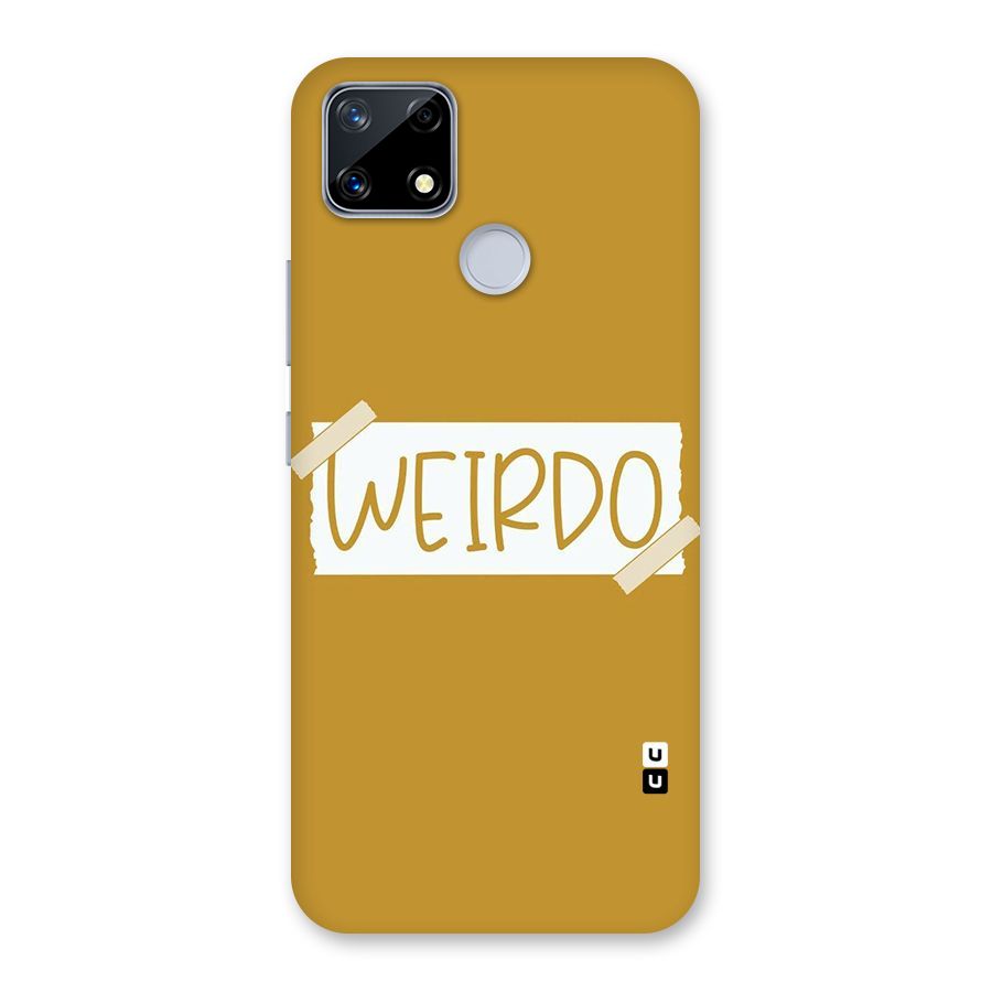 Simple Weirdo Back Case for Realme Narzo 20