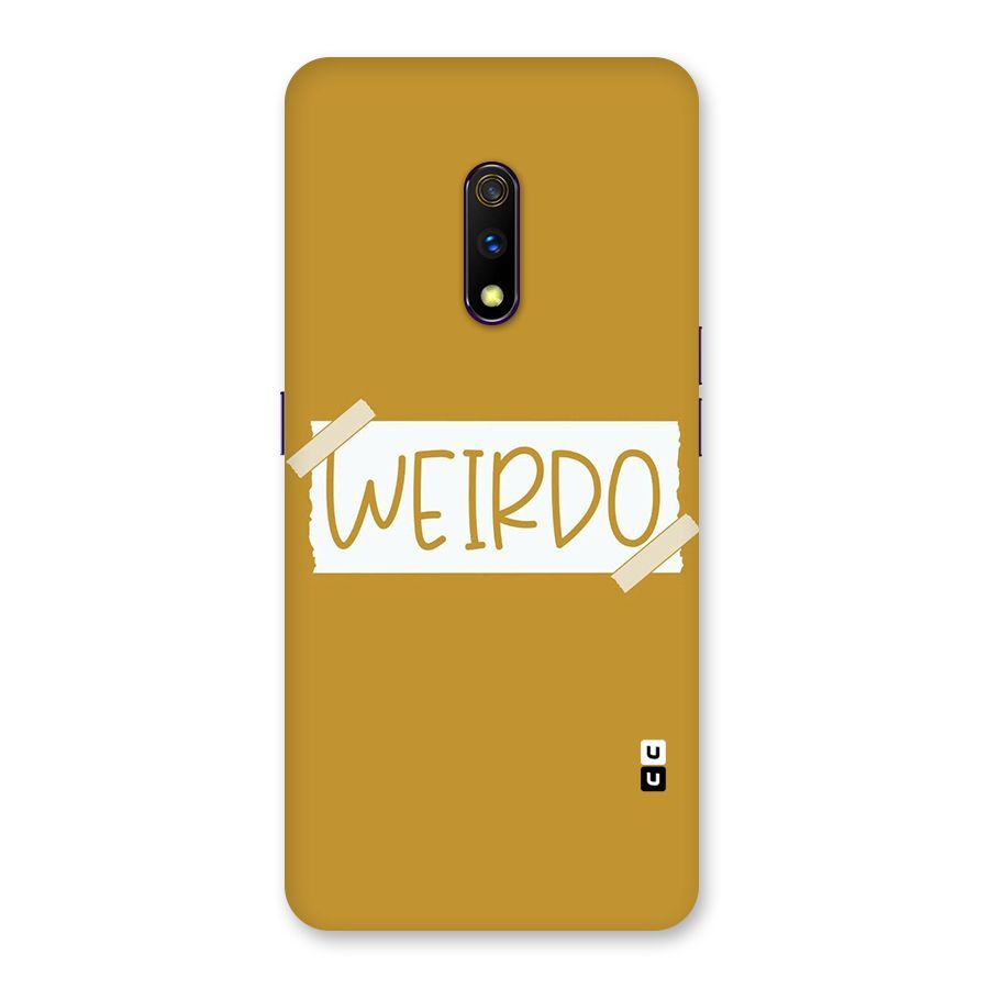 Simple Weirdo Back Case for Realme X