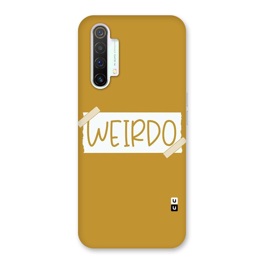 Simple Weirdo Back Case for Realme X3