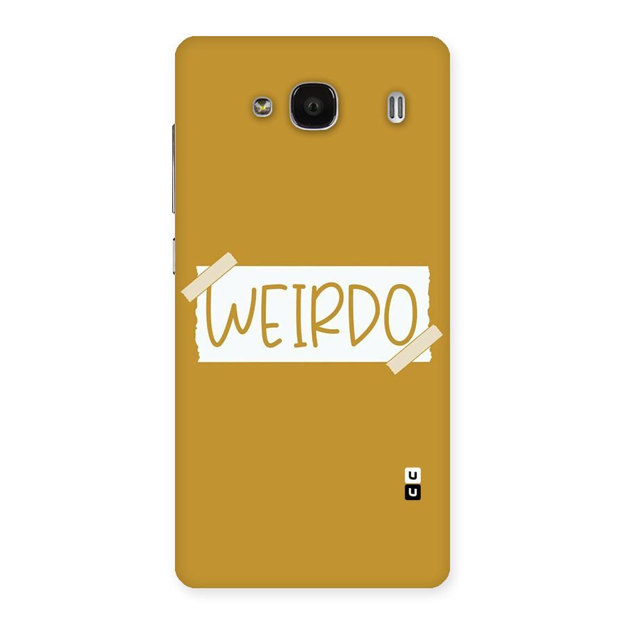 Simple Weirdo Back Case for Redmi 2s