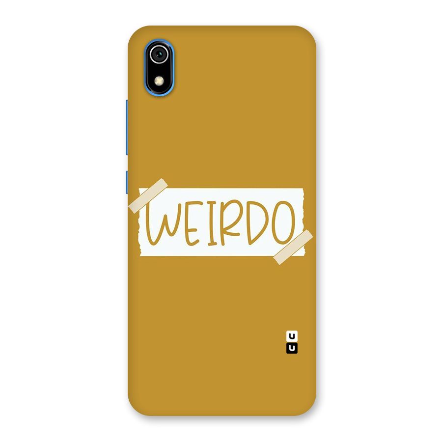 Simple Weirdo Back Case for Redmi 7A