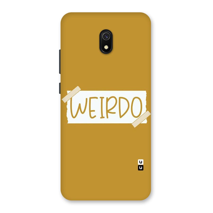 Simple Weirdo Back Case for Redmi 8A