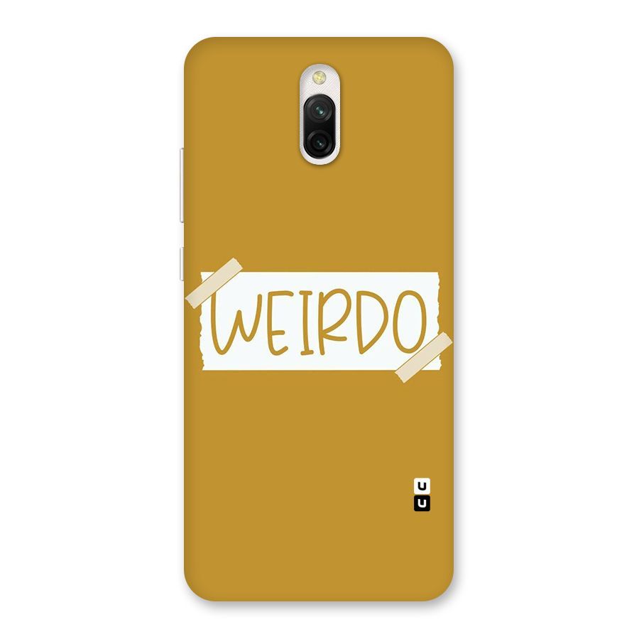 Simple Weirdo Back Case for Redmi 8A Dual