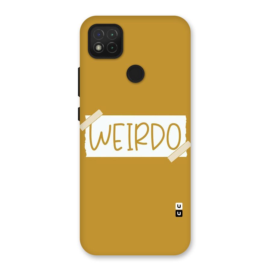 Simple Weirdo Back Case for Redmi 9