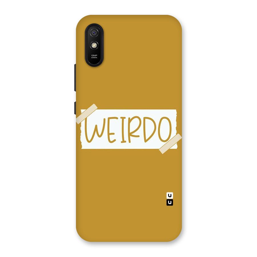Simple Weirdo Back Case for Redmi 9A