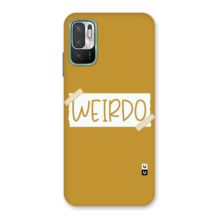 Simple Weirdo Back Case for Redmi Note 10T 5G