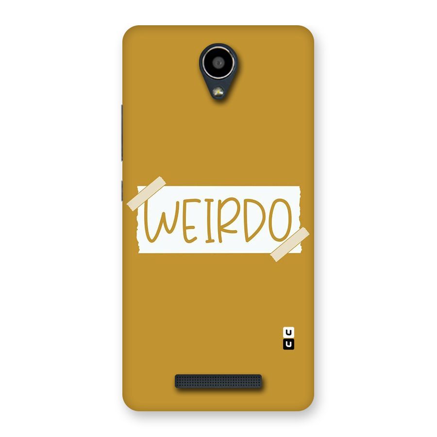 Simple Weirdo Back Case for Redmi Note 2
