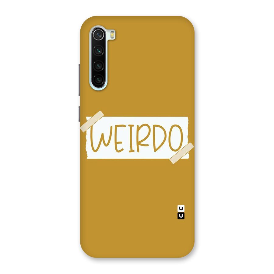 Simple Weirdo Back Case for Redmi Note 8