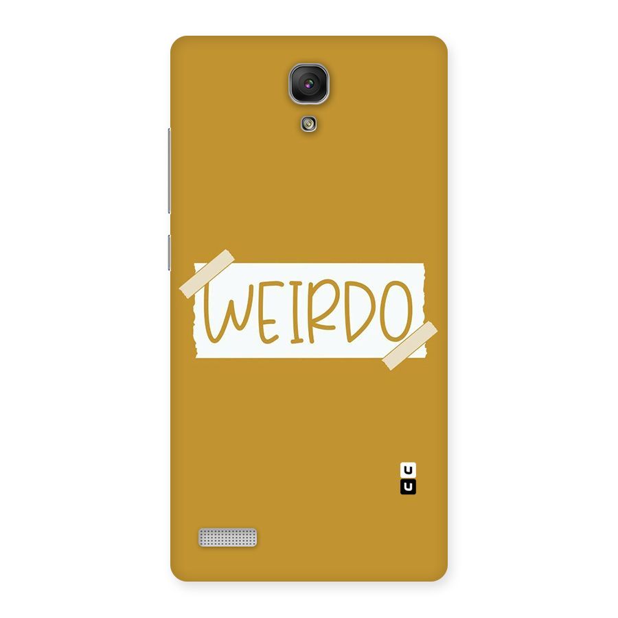 Simple Weirdo Back Case for Redmi Note Prime
