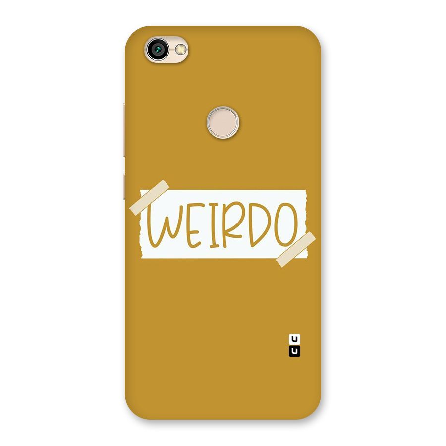 Simple Weirdo Back Case for Redmi Y1 2017
