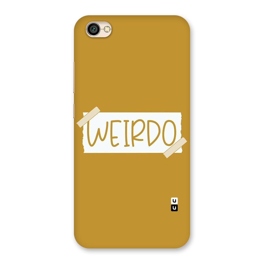 Simple Weirdo Back Case for Redmi Y1 Lite