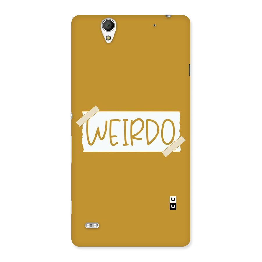 Simple Weirdo Back Case for Sony Xperia C4