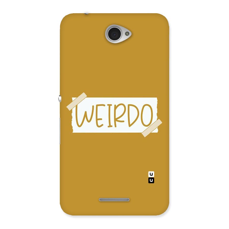 Simple Weirdo Back Case for Sony Xperia E4