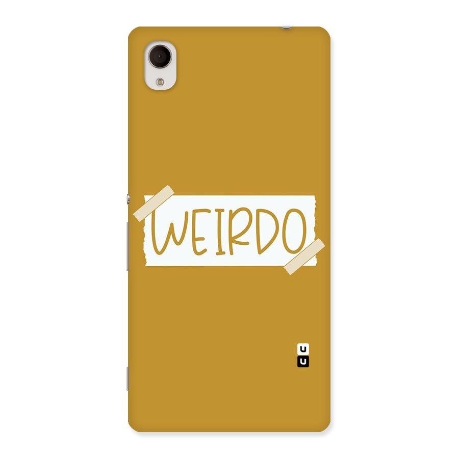 Simple Weirdo Back Case for Sony Xperia M4