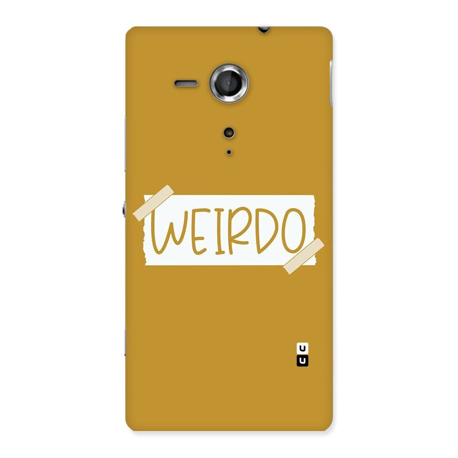 Simple Weirdo Back Case for Sony Xperia SP