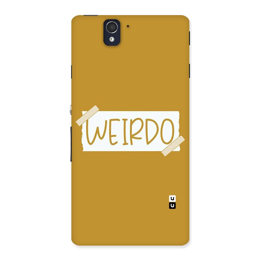 Simple Weirdo Back Case for Sony Xperia Z